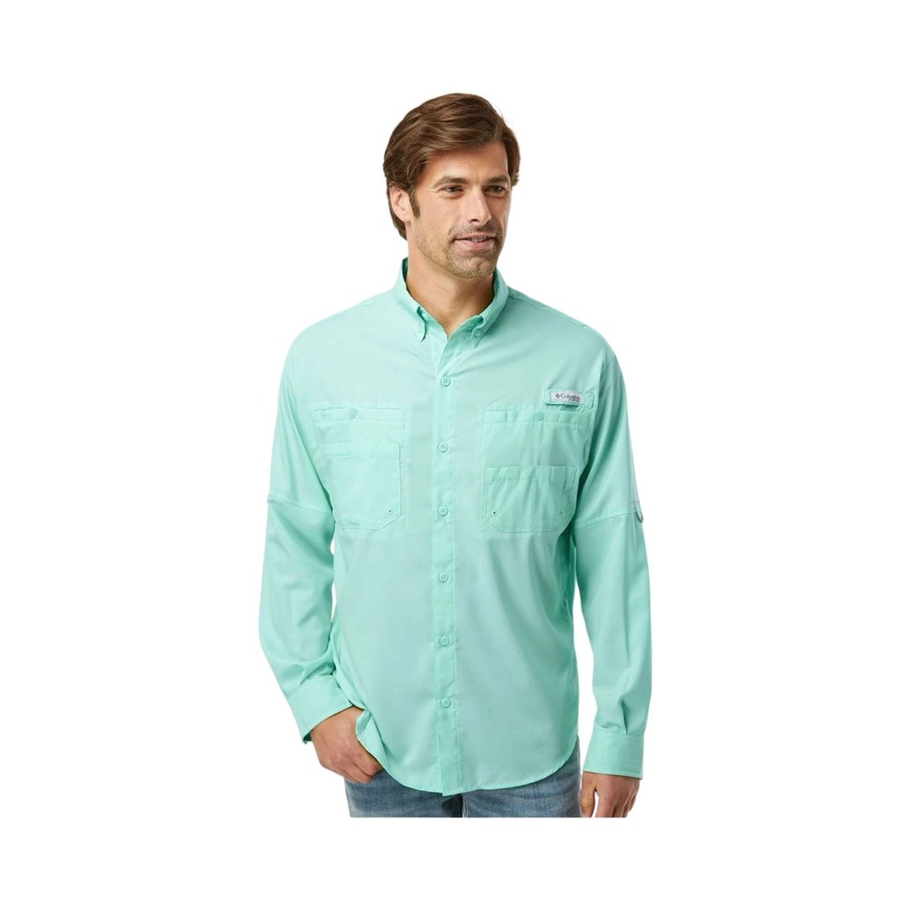 COLUMBIA Men's Tamiami II PFG Omni Shade LS Fishing Shirt Size XXL  (FM7253-607)